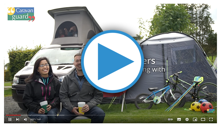 The Coopers talking about the level of cover and services provided by Caravan Guard.